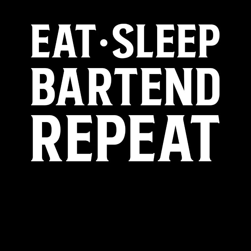 Eat Sleep Bartend Repeat Shirt