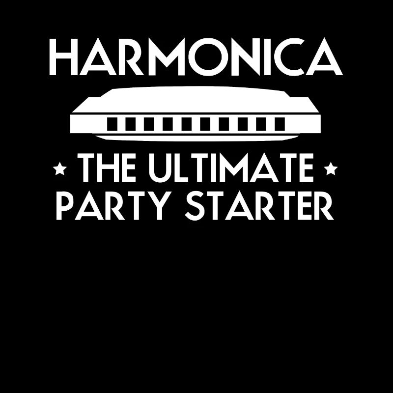 Harmonica Harmonica Slogan Chemise