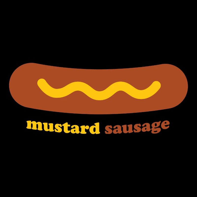 Mustard sausage - sausage with mustard