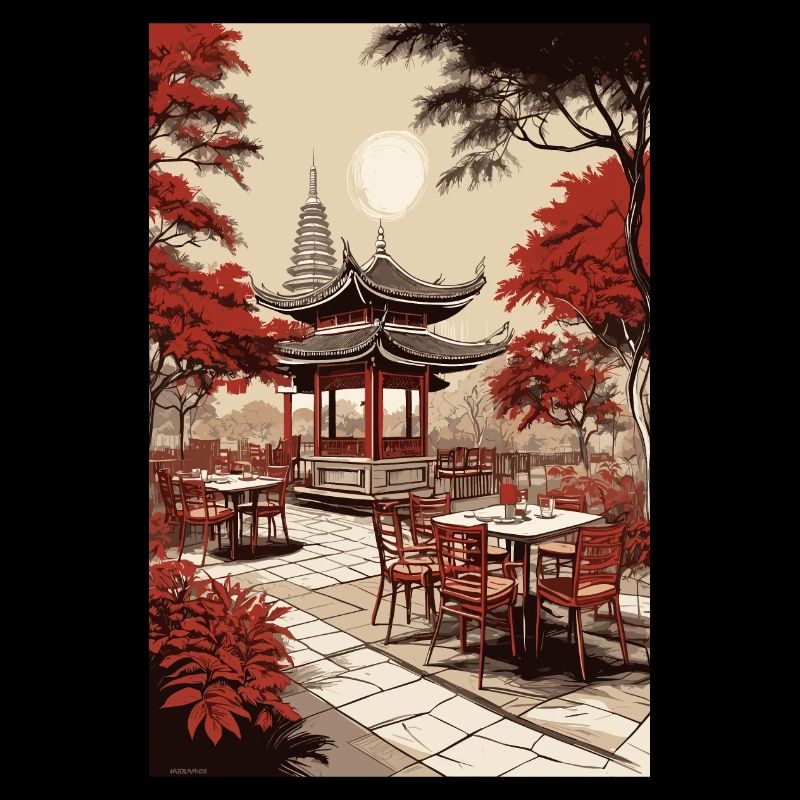 Asiatisches Kaffee