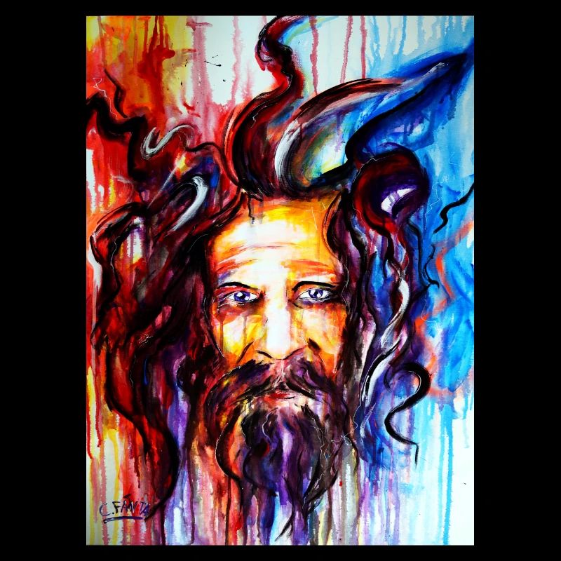 Man Face Dreads