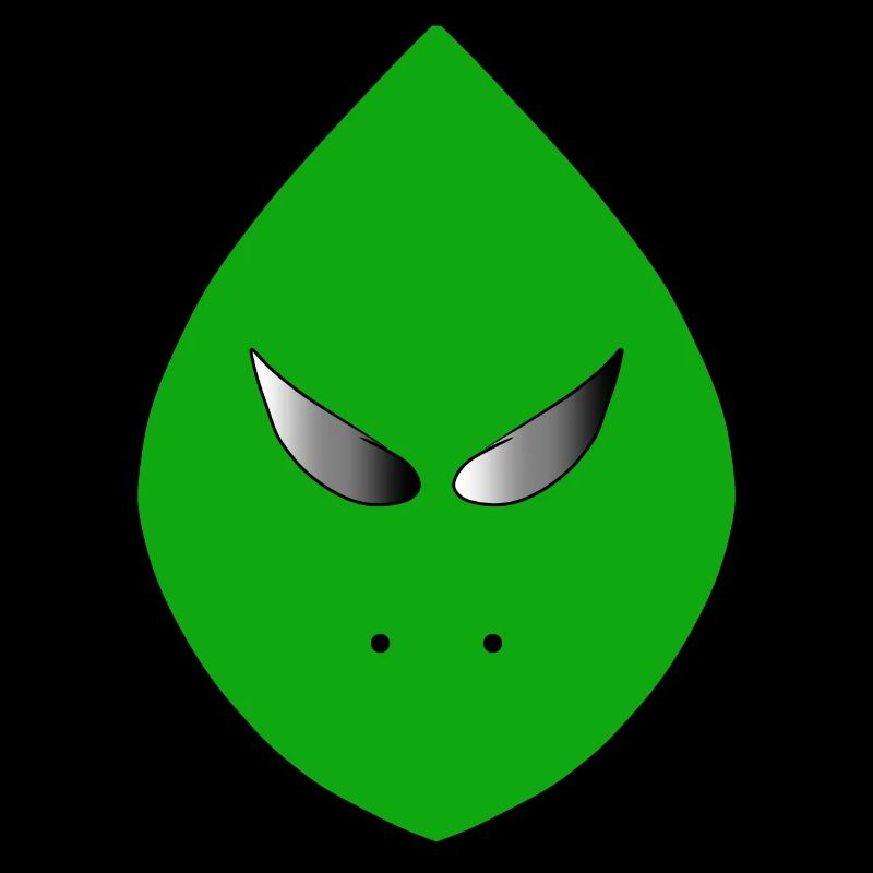 Grünes Alien