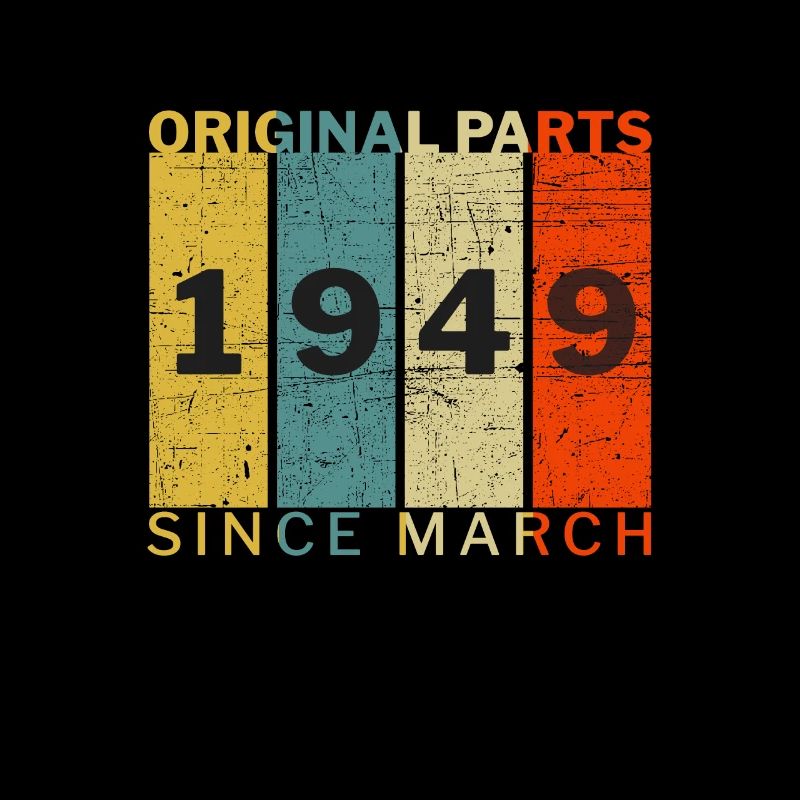 Né en Mars 1949 Drôle d’anniversaire Citation rétro