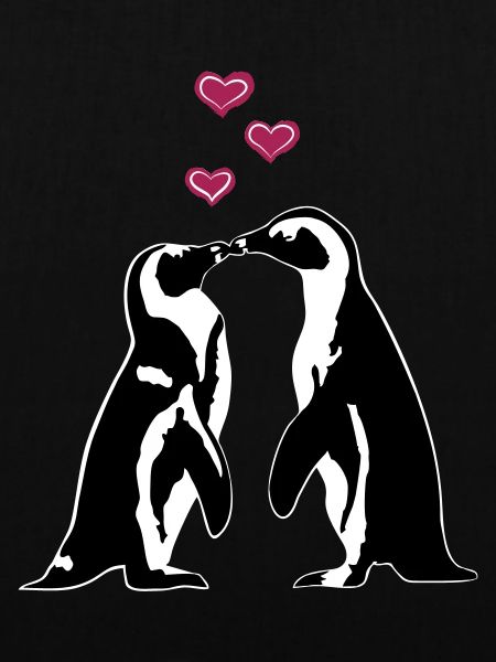 Verliebte Pinguine