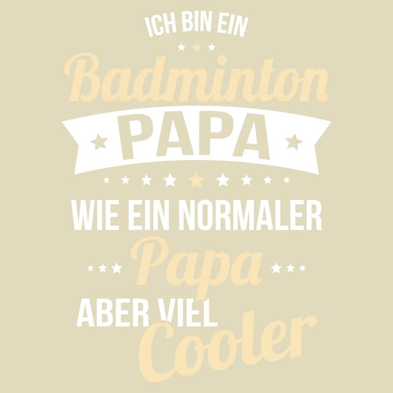 Papa badminton beaucoup plus cool comme un papa normal