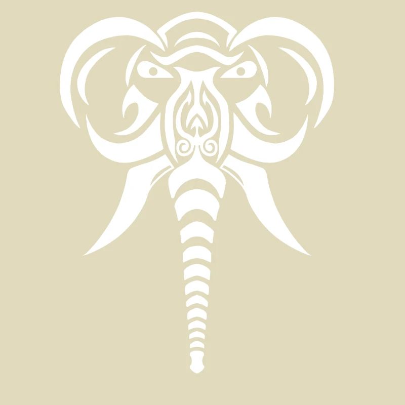 Elefant weiß