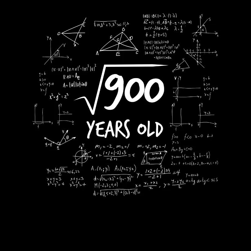 Racine de geek 30e anniversaire de 900 nerd math