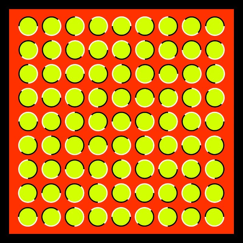 Illusion d’Optique - Cercles Mobiles
