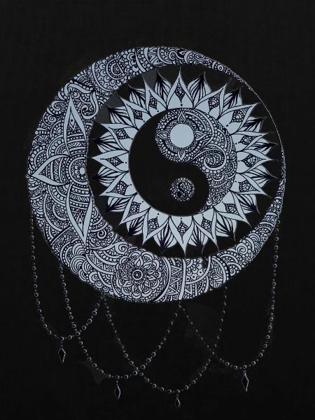 Mond und Sonne Mandala
