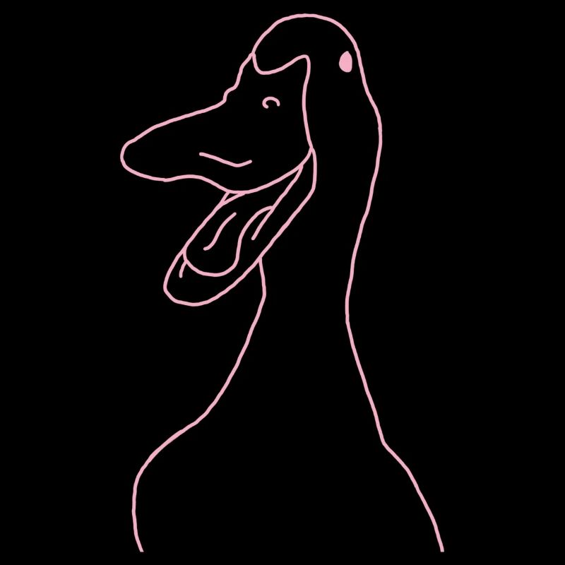Schnatterente rosa