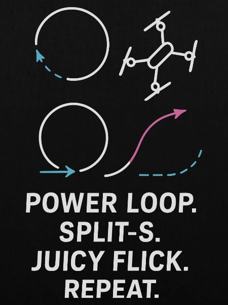 Power Loop Split-S Juicy Flick Repeat