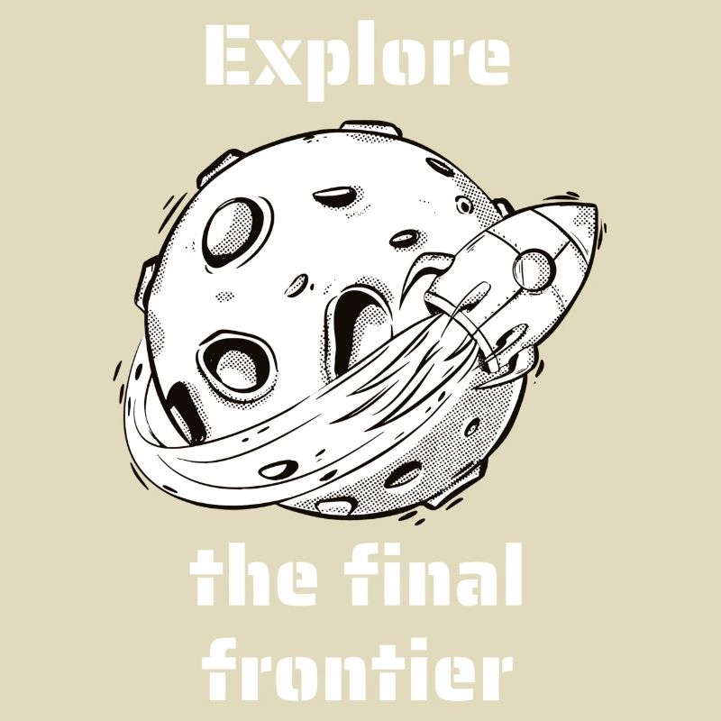 Explore The Final Frontier Retro Outer Space