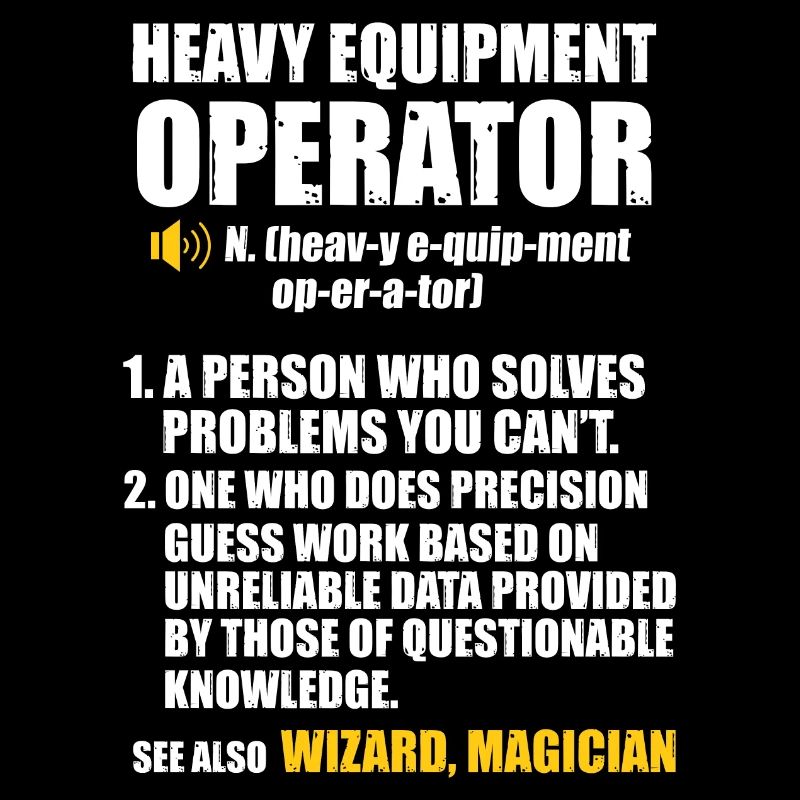 Construction machinery operator Excavator driver Excavator driver Construction workers