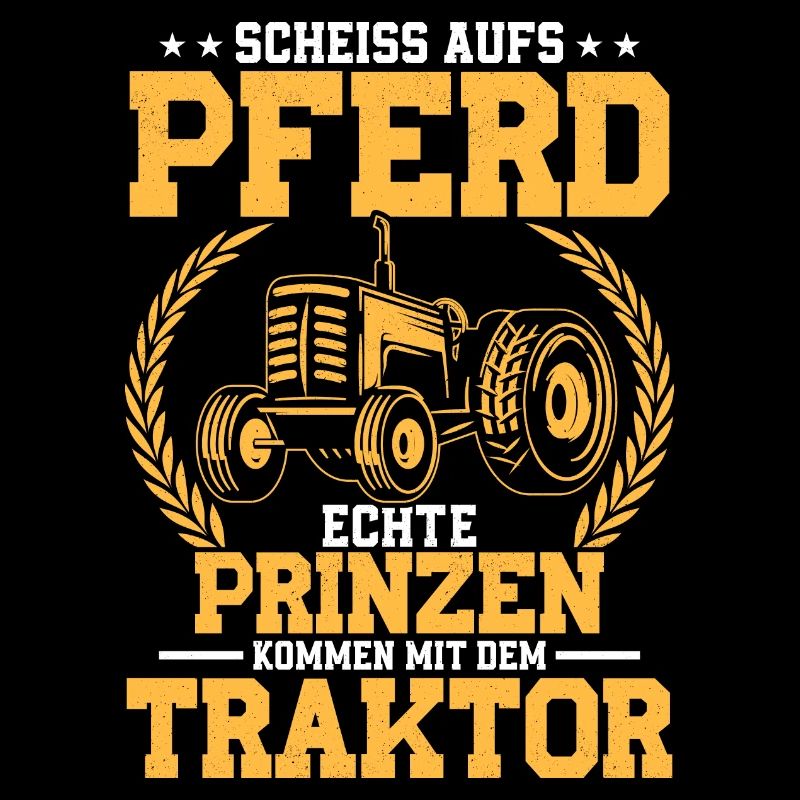 Echte Prinzen kommen mit dem Traktor Bauer Trecker