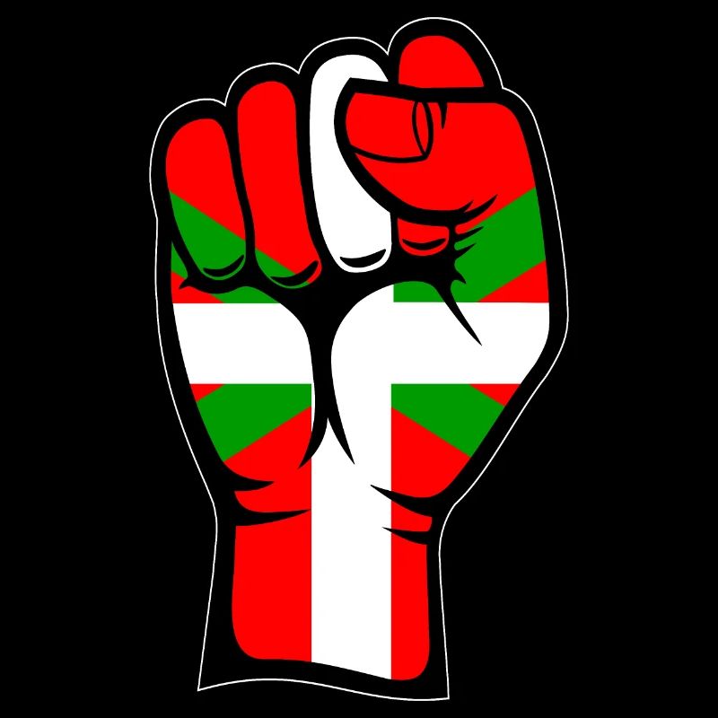 Poing drapeau basque