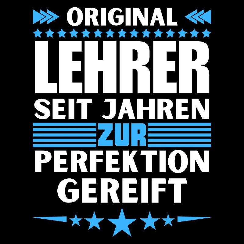 Zur Perfektion gereifter Lehrer