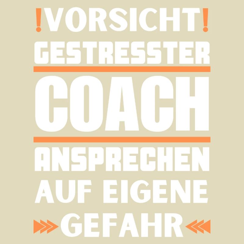 Don't talk to a stressed coach!