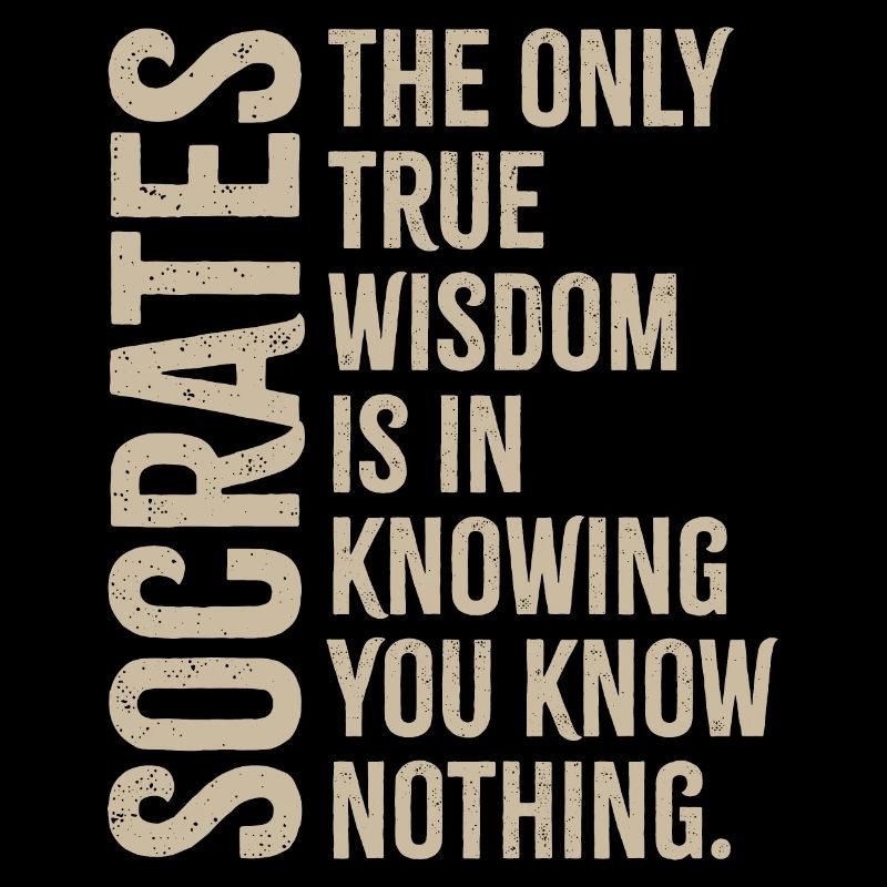 Socrates - The only wisdom