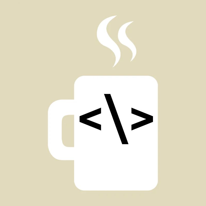 JavaScript-Codesoftware-Entwickler Kaffee Java