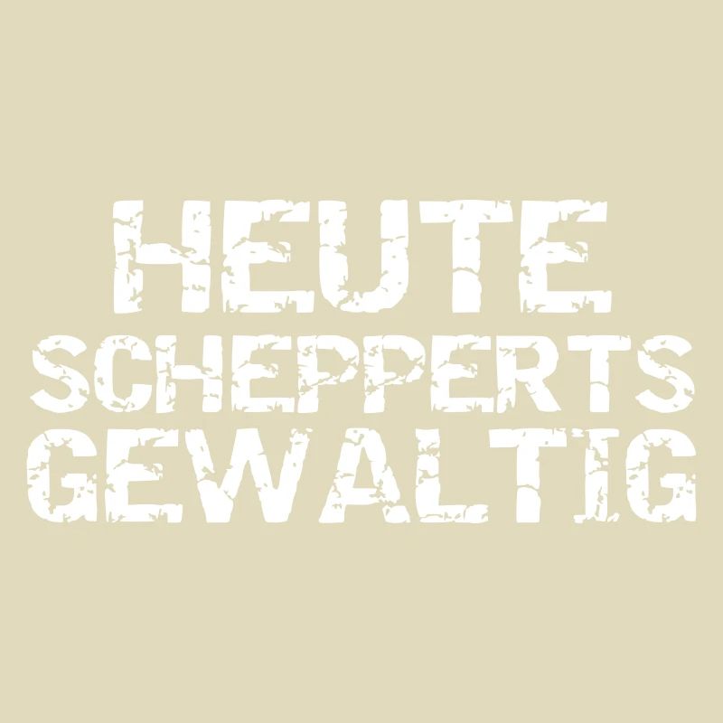 Heute schepperts gewaltig Polterabend