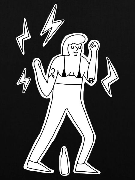 Techno-Tänzer