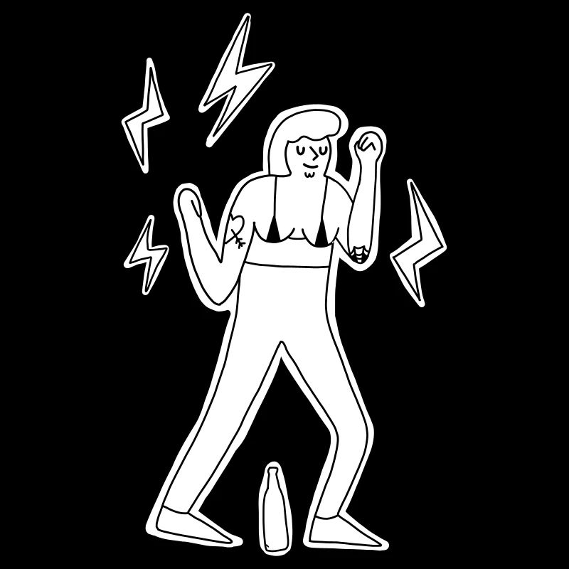 Techno-Tänzer