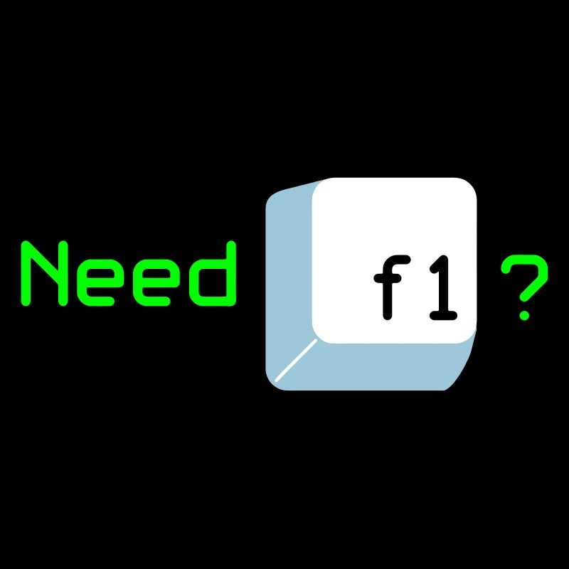 coder shirt f1 help