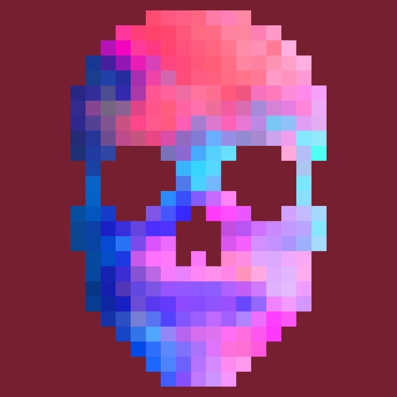Pixel Schädel