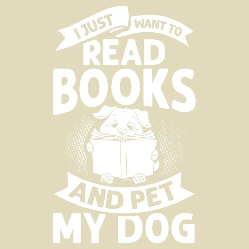 Book Dog Reading Bookworm Librarian Reader