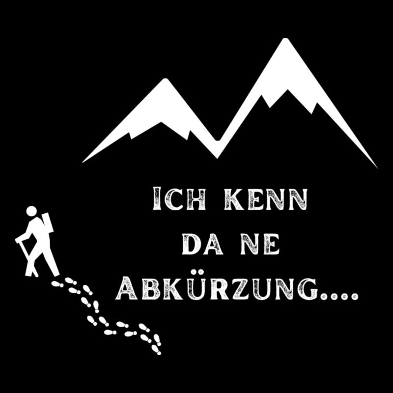 Lustiges Wanderdesign!