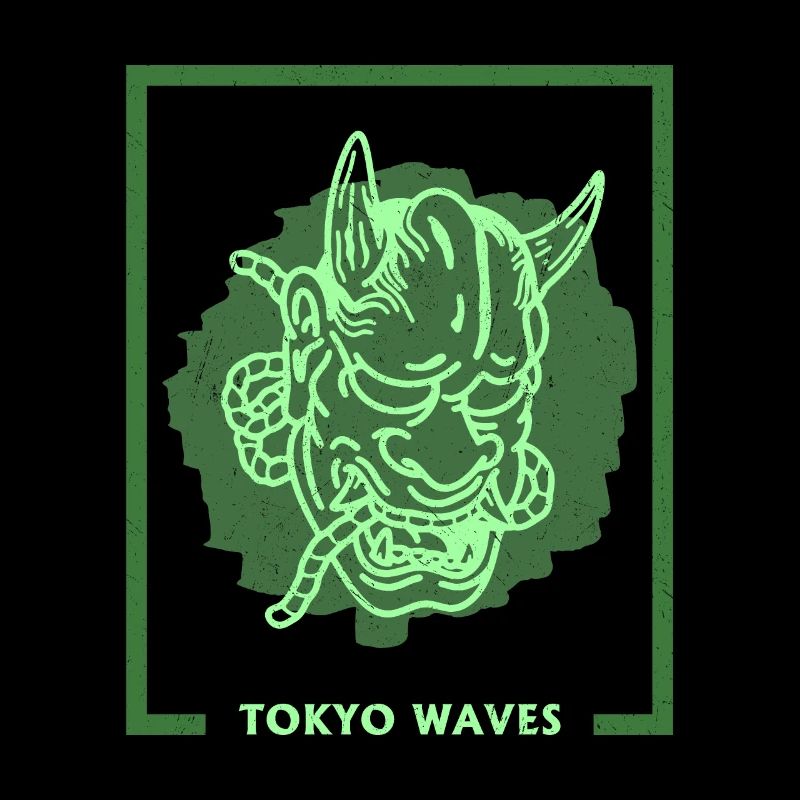 Masque japonais Tengu Hannya Kitsune