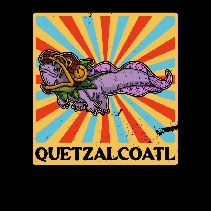 Quetzalcoatl Axolotl Mexique Divinité Aztèque