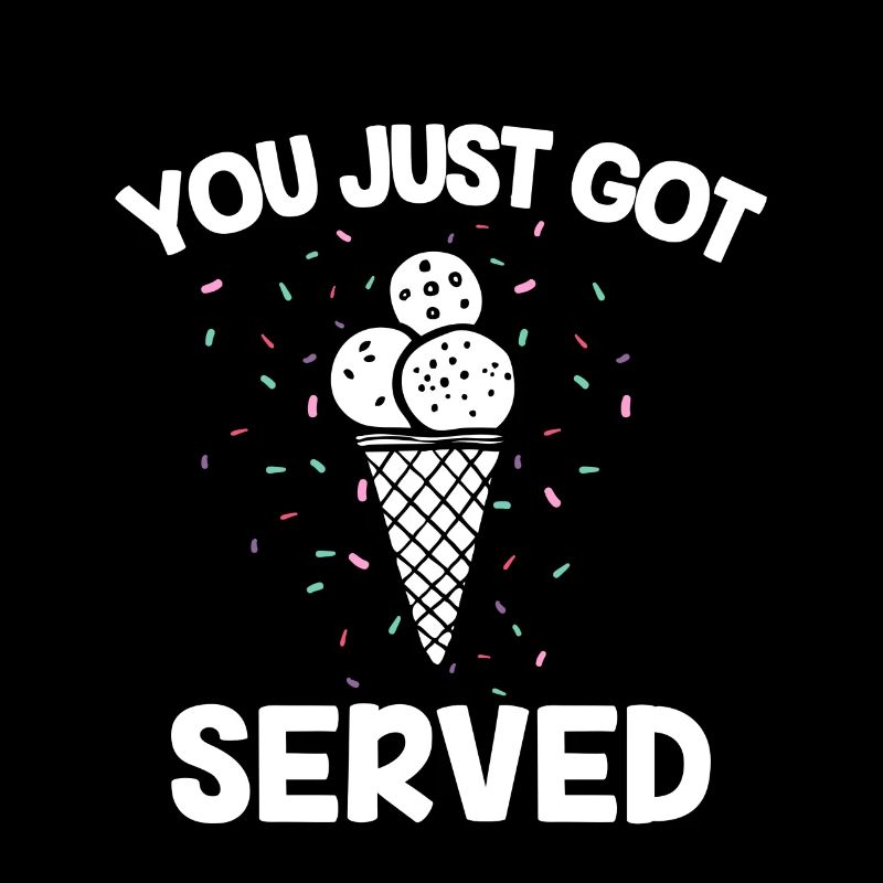 Eiscreme Eis lecker Waffel essen Geschenk