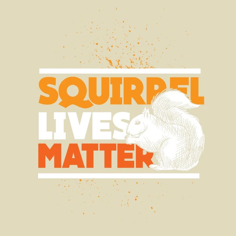 Squirrel nuts forest tree animal gift idea