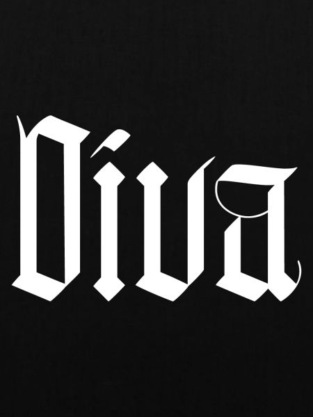 Diva / gothik stil (weiß)