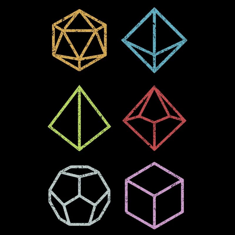 Dice Board Game Dragon Player Gift RPG