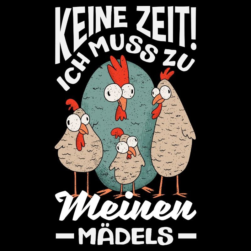 Pas le temps! Je dois aller vers mes filles – des poulets