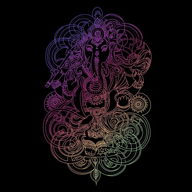 Ganesh rainbow