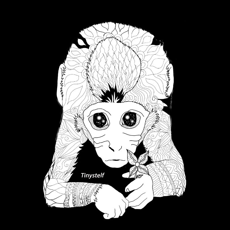 T-Shirt Affe