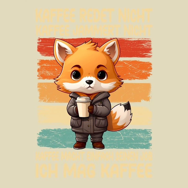 Coffee Don't Talk Coffee Doesn't Whine Fox