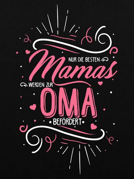 Zukünftige Oma Grossmutter Geschenkidee