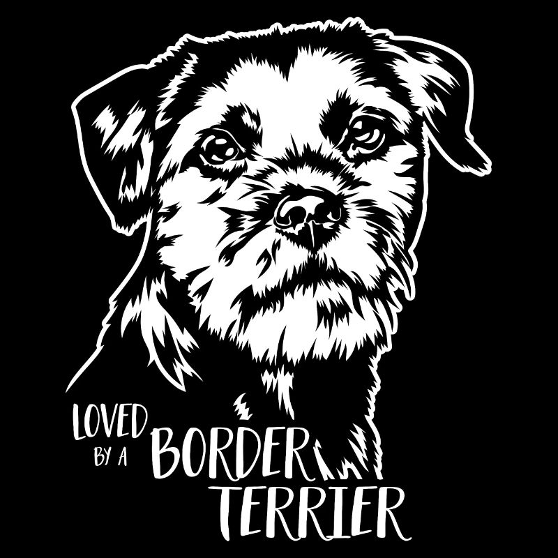 Loved by a Border Terrier Hunde Hund Wilsigns