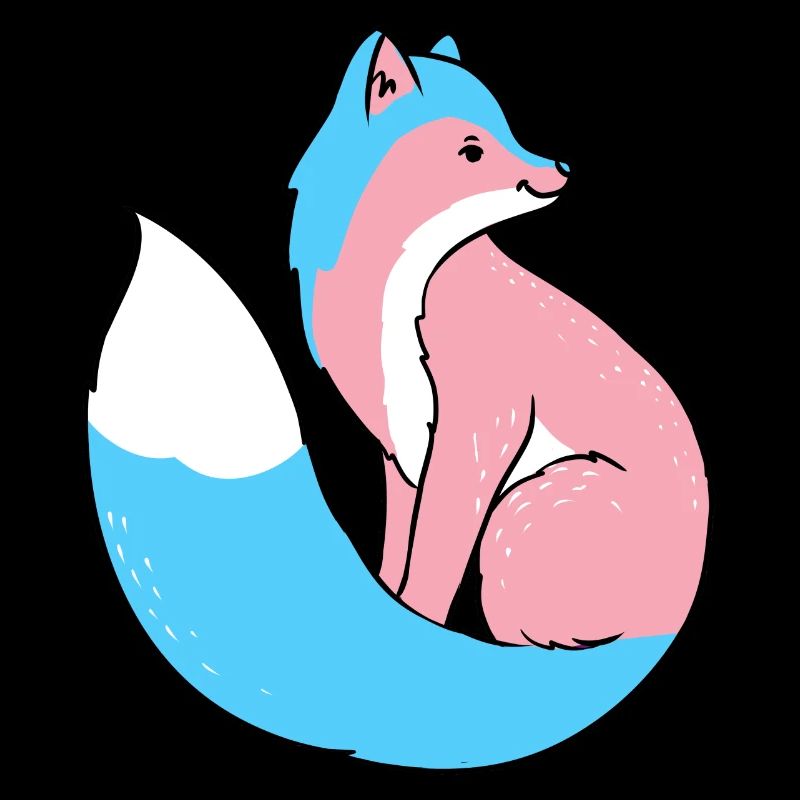Trans Pride Fox Transgender Pride