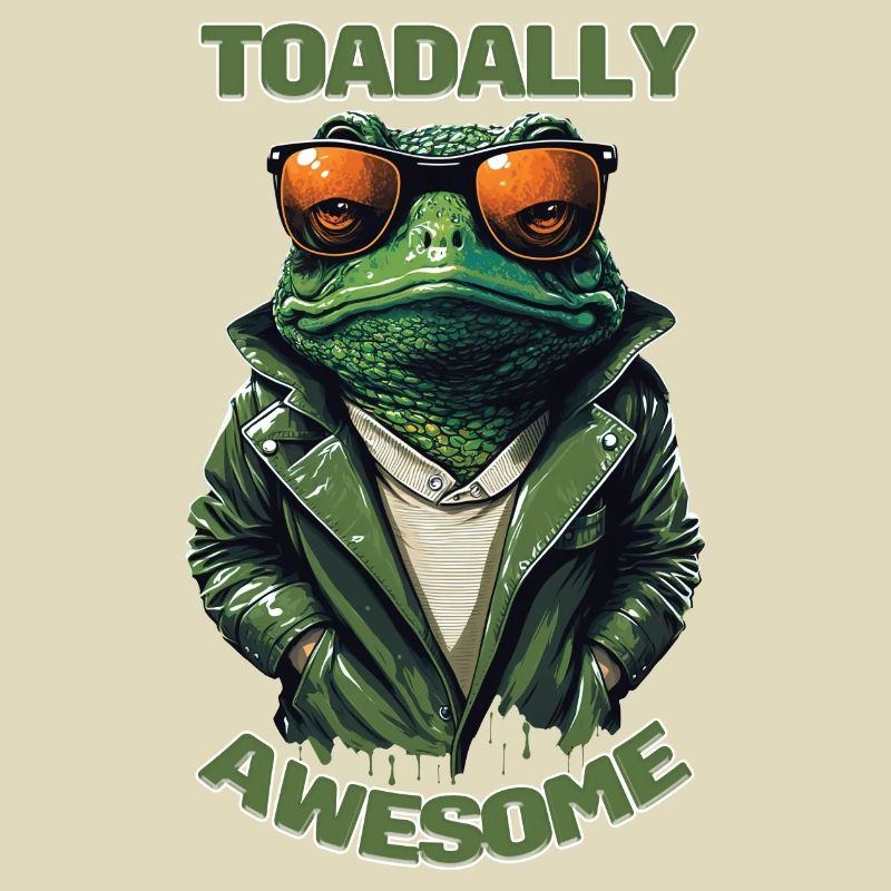 Toadally Awesome - Totally Awesome Cool Toad