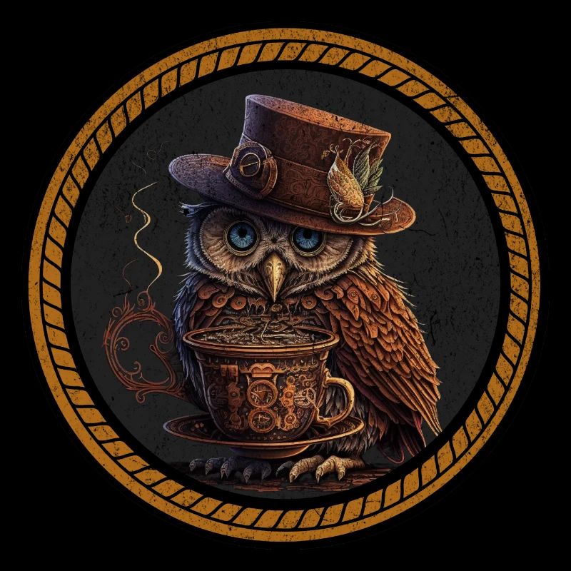 Steampunk-Eule