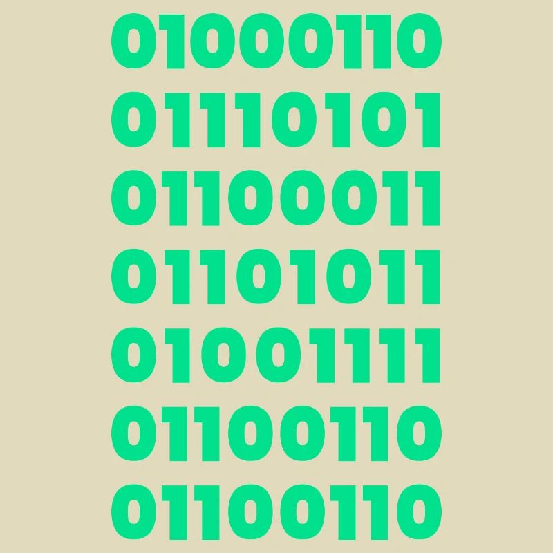 Binary Code Message T-Shirt: Subtil und doch mutig