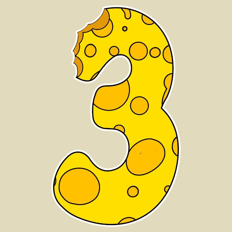 Number 3 - Three - Third