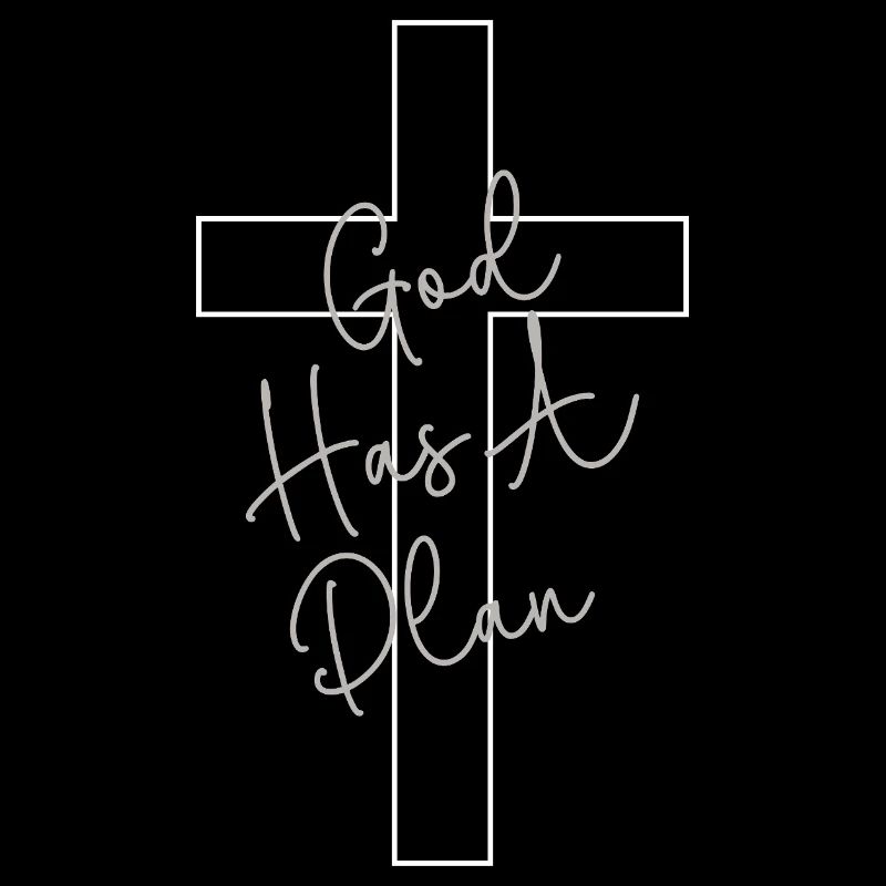 Gottes Plan Kreuz Handschrift Glaube Kirche Bibel