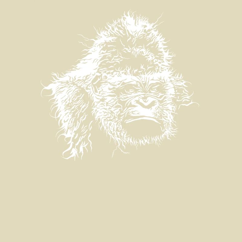 Gorilla head, Monkey, monkey head, great ape, gift