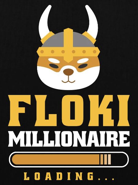 Crypto Floki Millionaire Loading Design